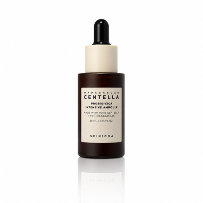 Envase de ampolleta facial Probio-Cica Intensive Ampoule de la marca SKIN1004.
