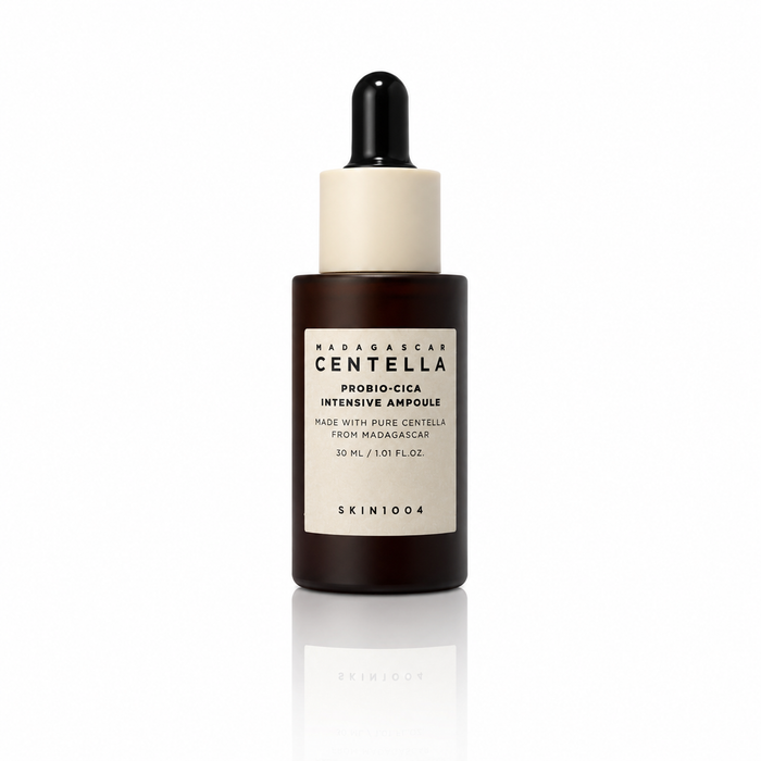Envase de ampolleta facial Probio-Cica Intensive Ampoule de la marca SKIN1004.