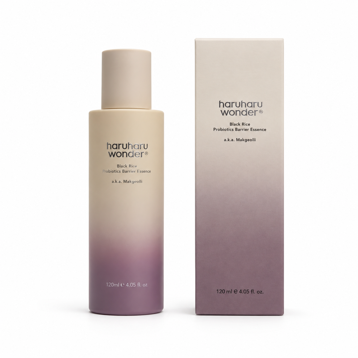 Aplicación de Probiotics Barrier Essence Unscented de Haruharu Wonder sobre la piel.