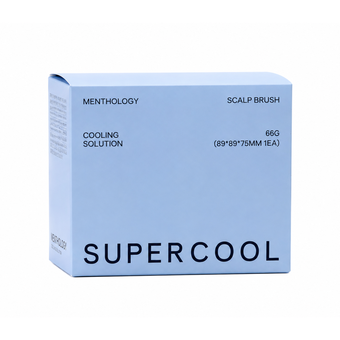 Uso de Scalp Brush Super Cool de Mentología durante la rutina de cuidado.