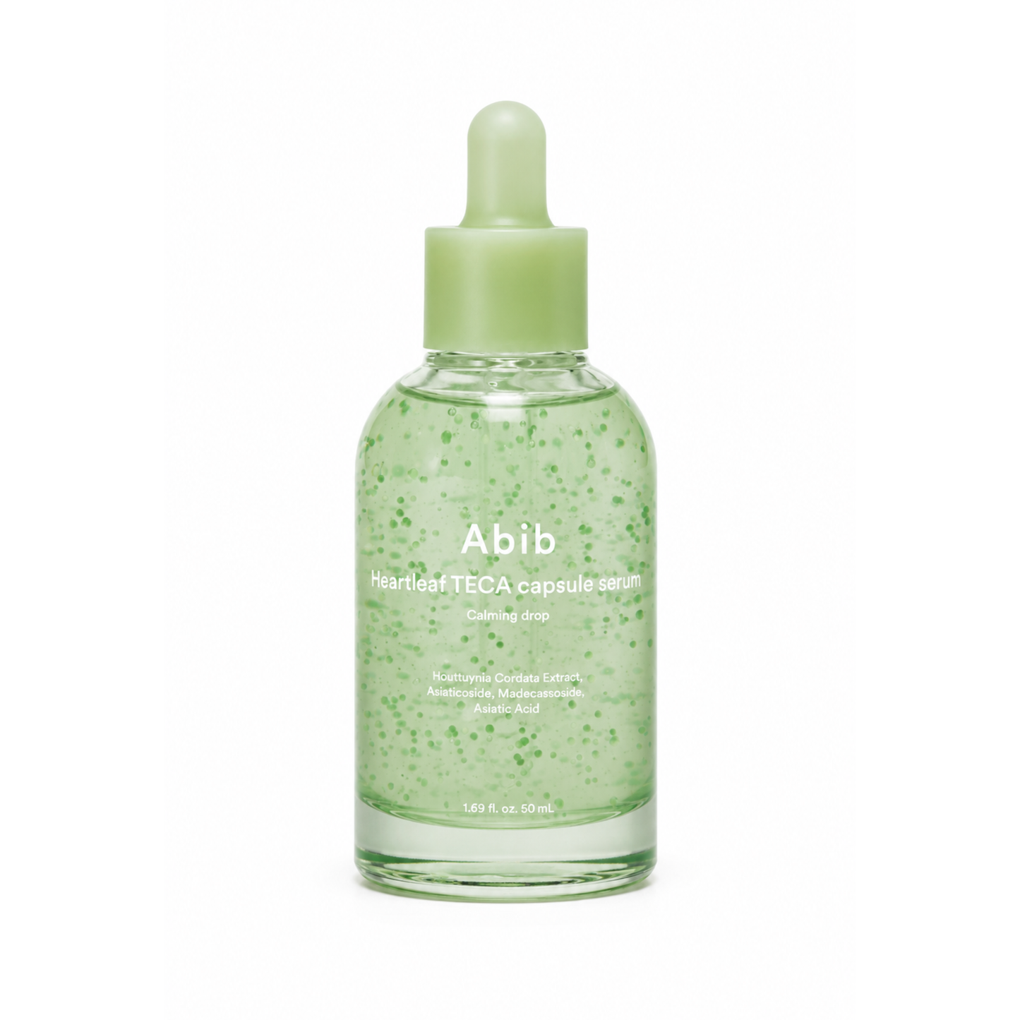 Envase de sérum facial Sérum TECA Heartleaf de la marca Abib.