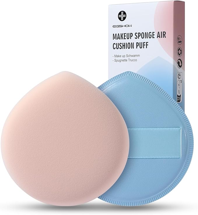 Set de 2 puffs Rubycell EIGSHOW con textura suave y diseño ergonómico.
