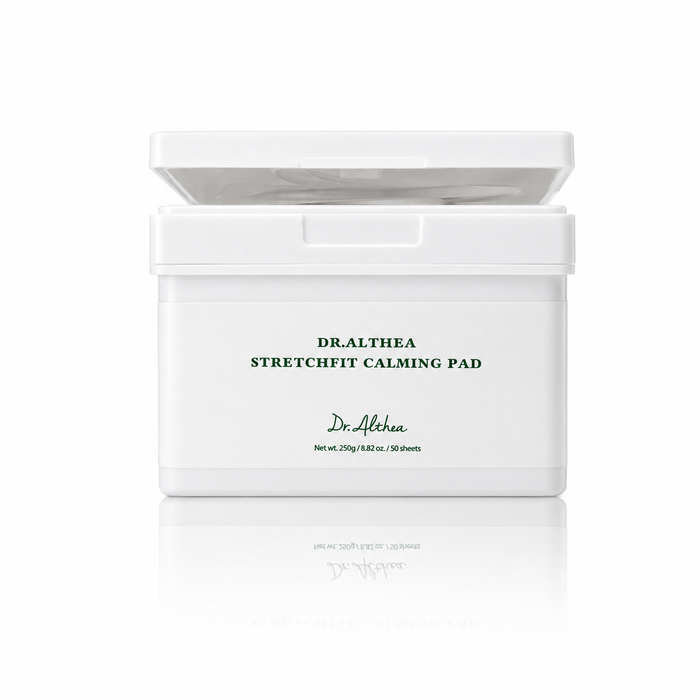 Envase de Stretchfit Calming Pads de la marca Dr. Althea.