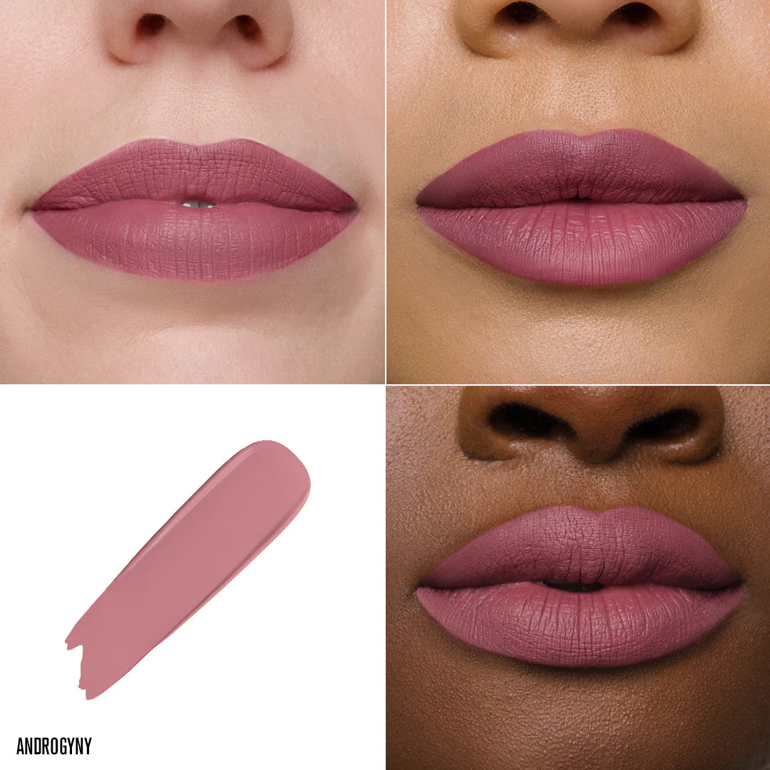 Labial líquido mate Jeffree Star Cosmetics Velour Liquid Lipstick en el tono vino profundo Forbidden Fruit