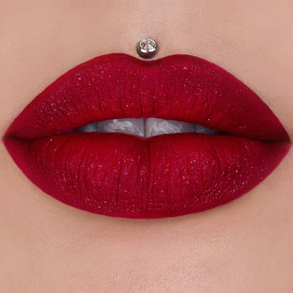 Envase icónico rosa con estrellas y aplicador de alta precisión del labial de larga duración Forbidden Fruit