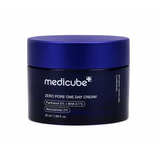 Envase de crema para rostro Zero Pore One Day Cream de la marca Medicube.